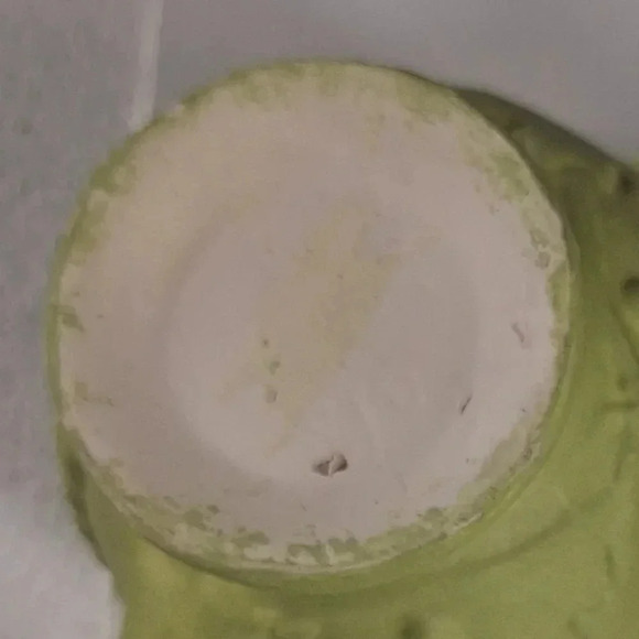 Arnels Vintage Creamer & Sugar Cup Grape Design Green Pottery - Picture 10 of 11